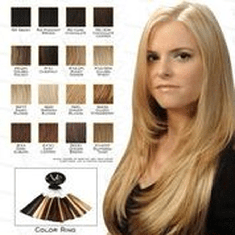 Unique VIP Synthetic Clip-In Hair Extensions Tanzanite 10"