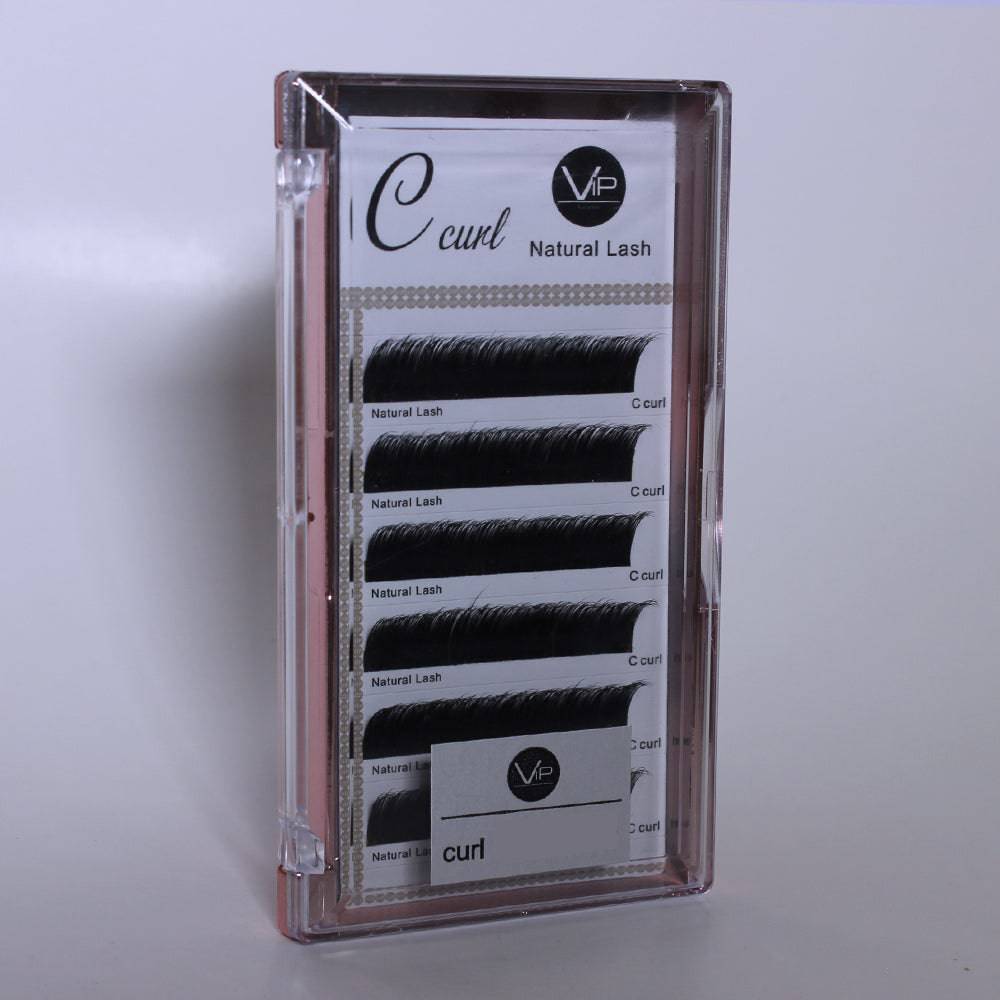VIP Natural Lash Extensions C Curl | 6-Line Tray