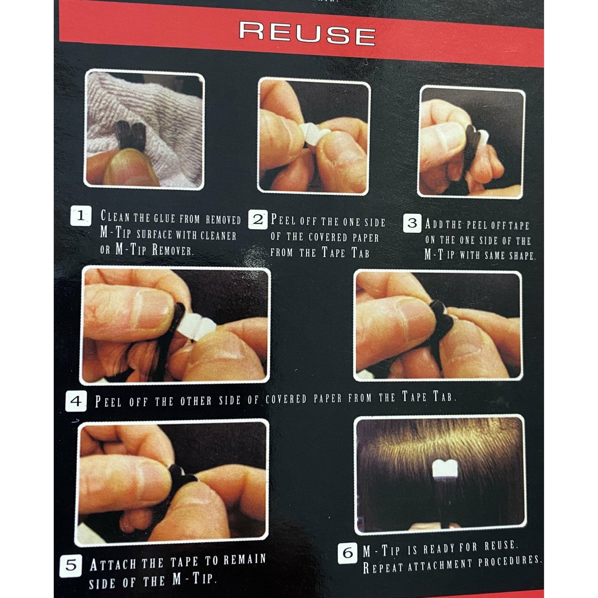 VIP M-Tip System (Tape Extensions 100 Strands) / Straight 18"