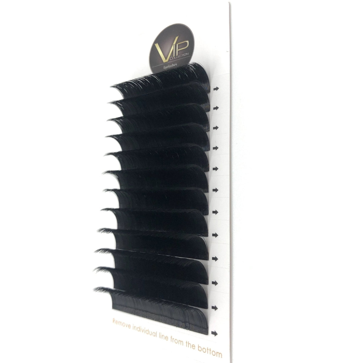 VIP Quick Fan Lash Extensions 0.07 mm D Curl | 12-Line Tray
