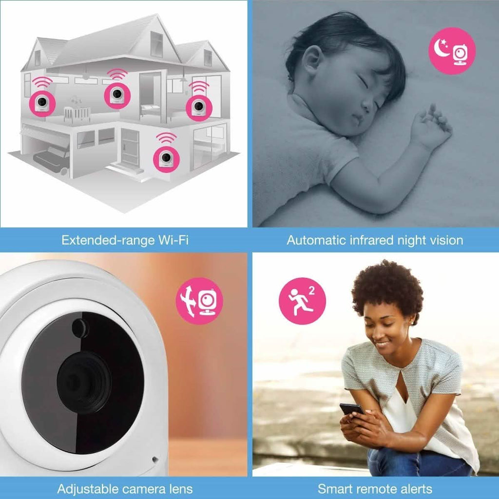 VTech VM981 Safe And Sound Expandable HD Video Baby Monitor