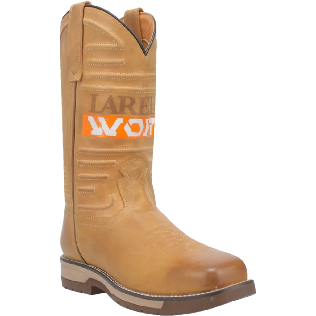Laredo Workhorse (Broad Square Toe) - Men's Leather Cowboy Work Boot