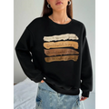 White Oversized Long Sleeve Sweatshirt