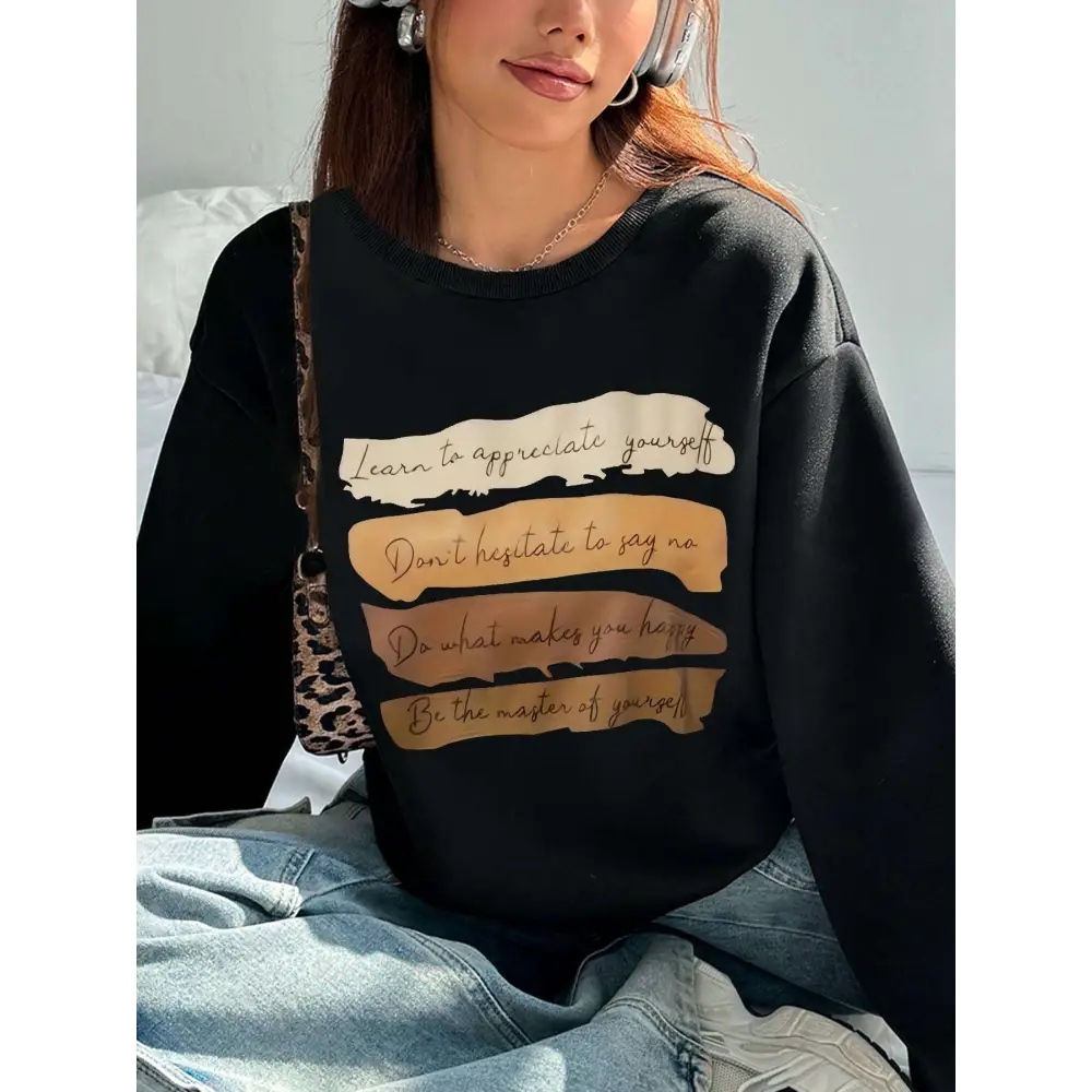 White Oversized Long Sleeve Sweatshirt