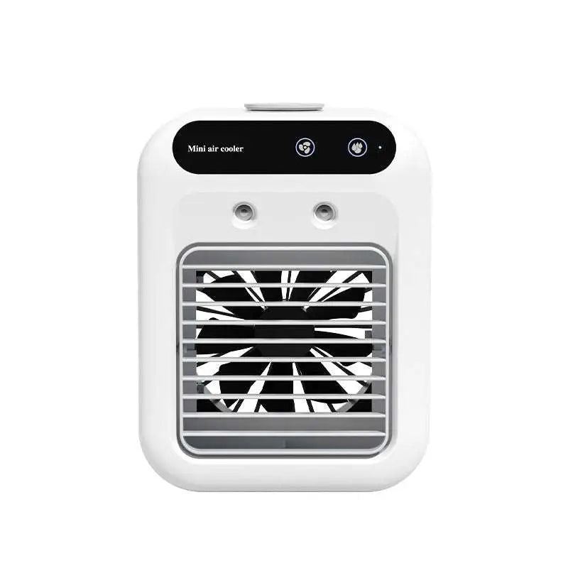 White Portable Air Conditioner Mini Cooler Fan