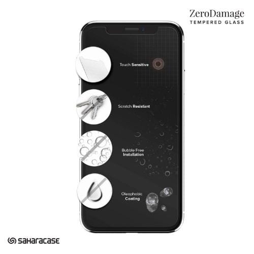 ZeroDamage Clear Tempered Glass Screen Protector - iPhone 11 Pro/XS/X