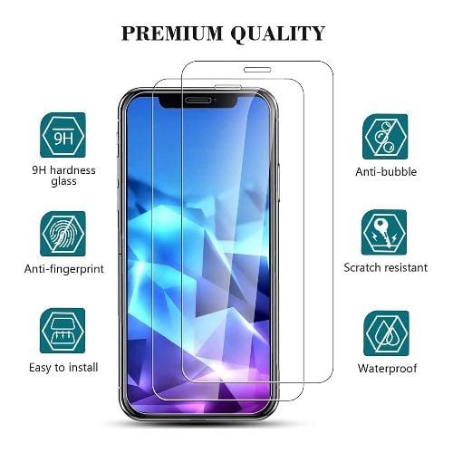 ZeroDamage Clear Screen Protector (2-Pack) - iPhone 12 mini
